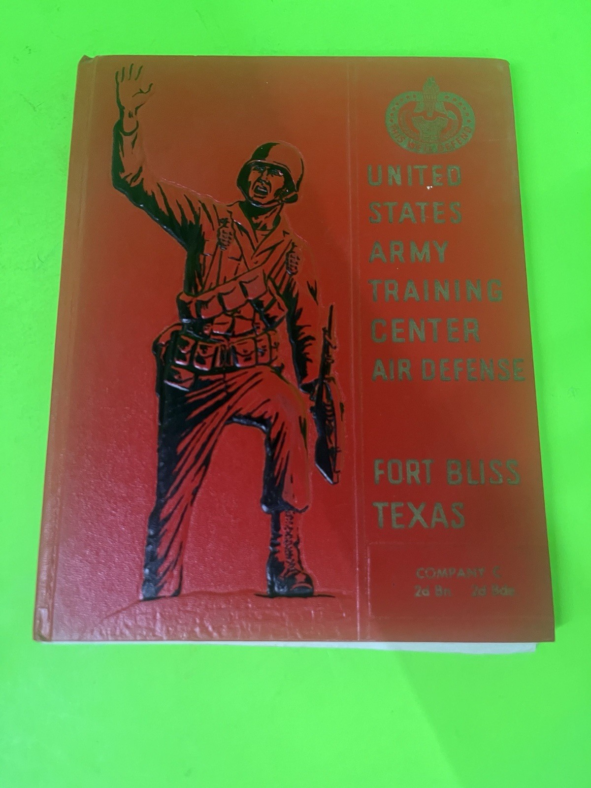 Fort Bliss TX.  US Army Training Center Air Defense Yearbook 1969 C Company 