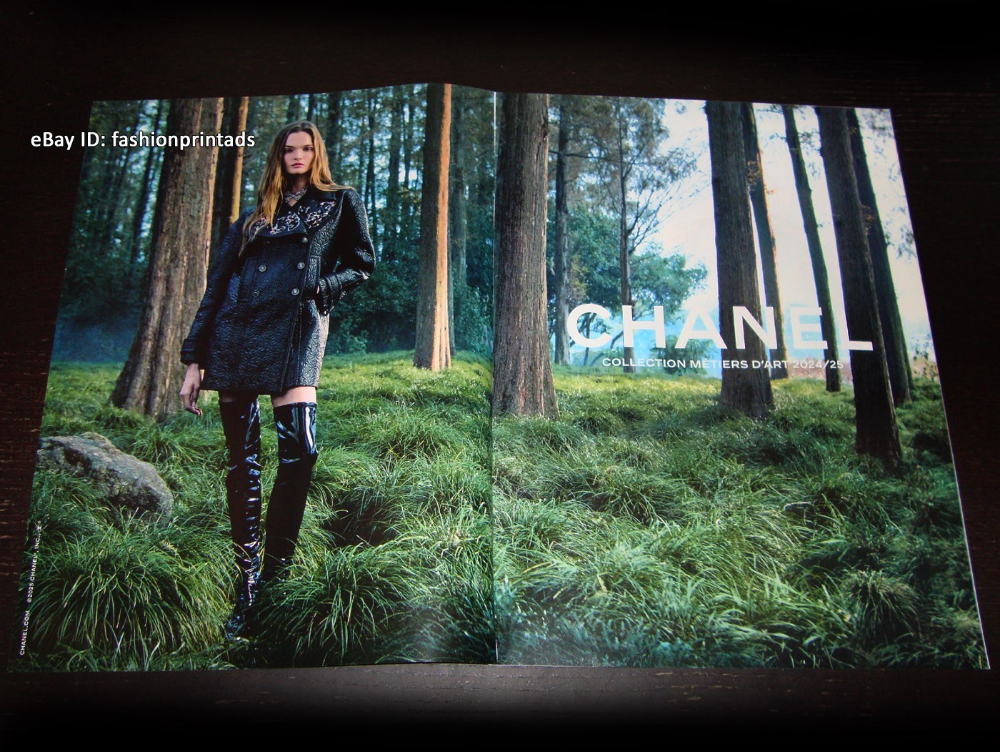 CHANEL 4-Page PRINT AD Pre-Fall 2025 LULU TENNEY Metiers d\'Art MIKAEL JANSSON