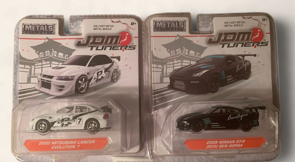 Jada Toys DM Tuners Series Diecast Cars 2002 Mitsubishi Lancer Evolution 7 2009 