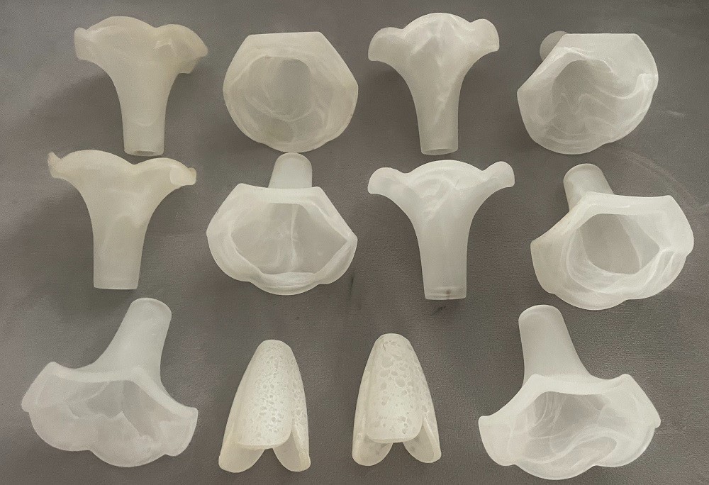12 Piece Mixed Frosted Glass Lily Lamp Shades