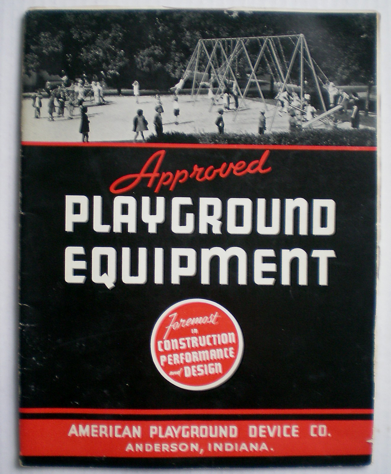 1934 American Playground Device Co Catalog No 24 Salesman Stamp & Letter Vintage