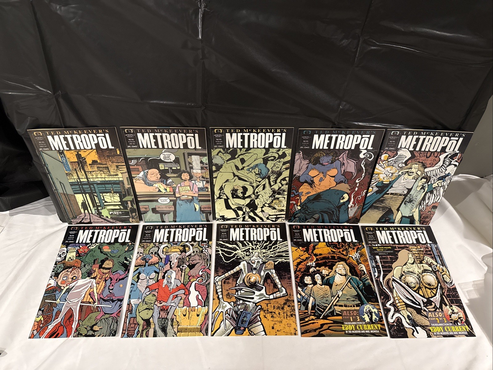 Ted McKeever\'s METROPOL #1-10 Comic Book Set Dark Horse Comics Volume 1