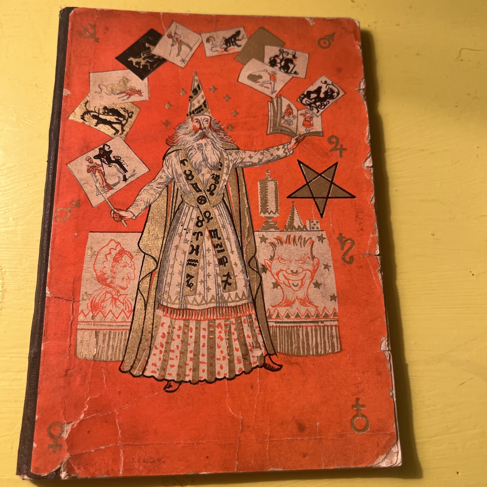 A rare antique 19th century magician’s Magic ‘Blow Book’