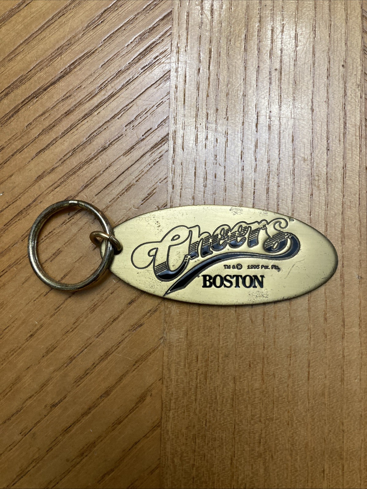 Cheers Boston Keychain Brass Made In USA