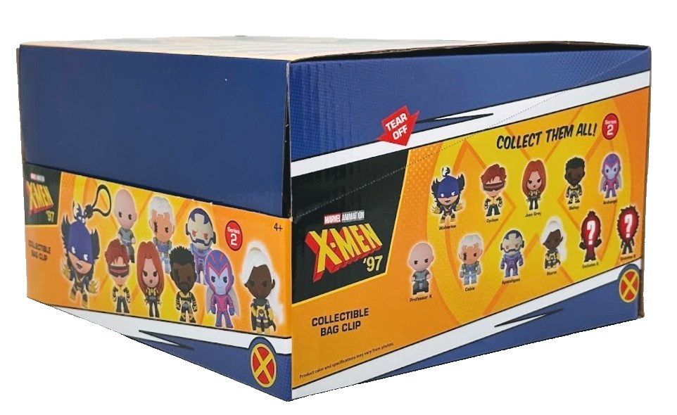 Marvel X-Men ’97 Series 2 Mystery Bag Clips – Full Display Box of 24 Collectible
