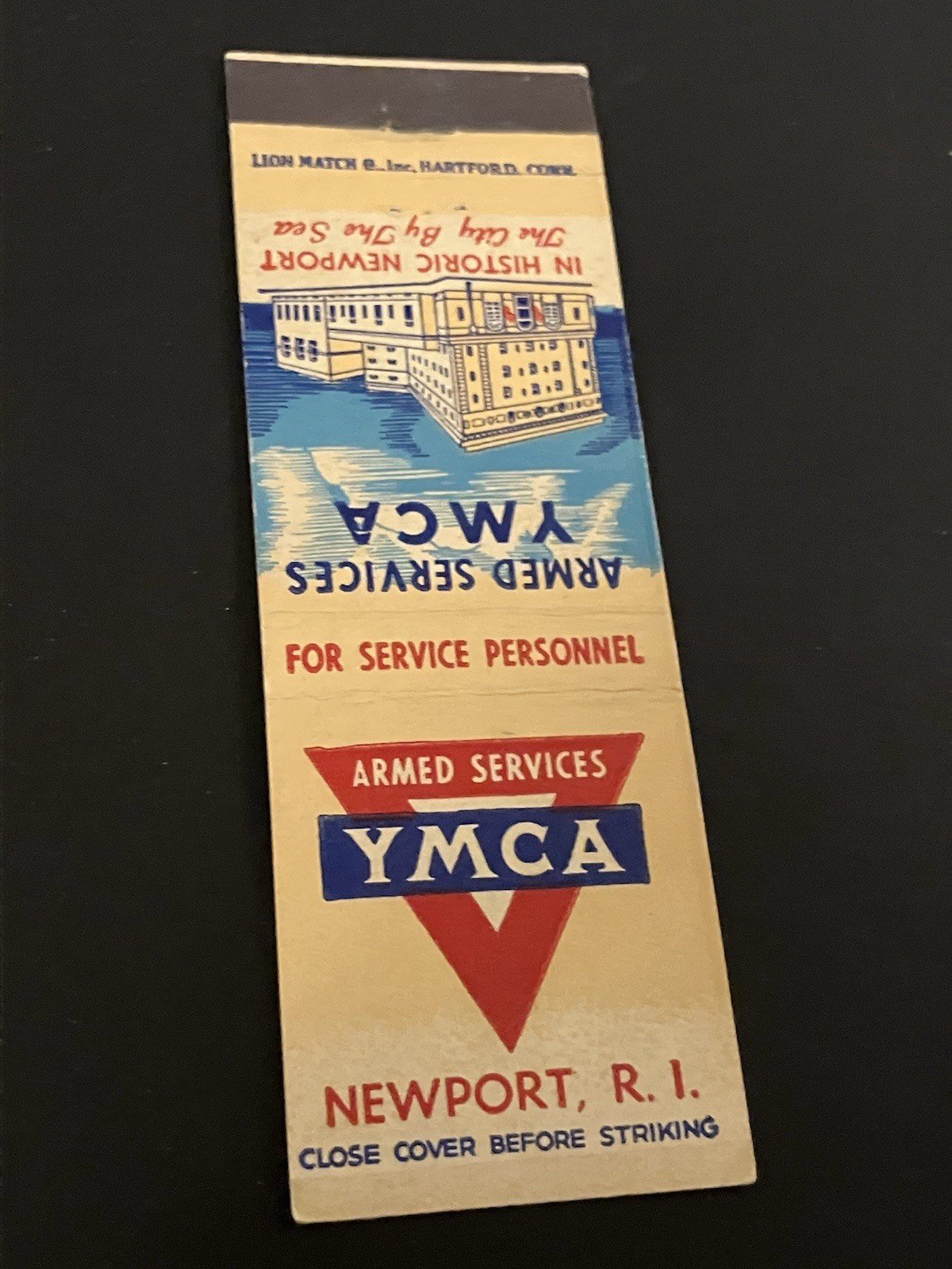 Vintage Rhode Island Matchbook \