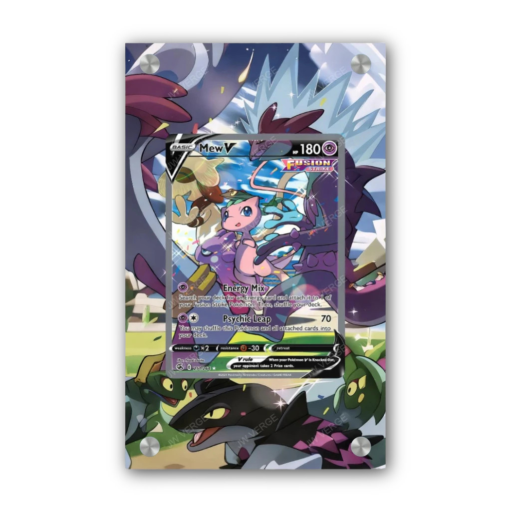 Mew V 251/264 - Exclusive Pokémon Extended Artwork Display Case