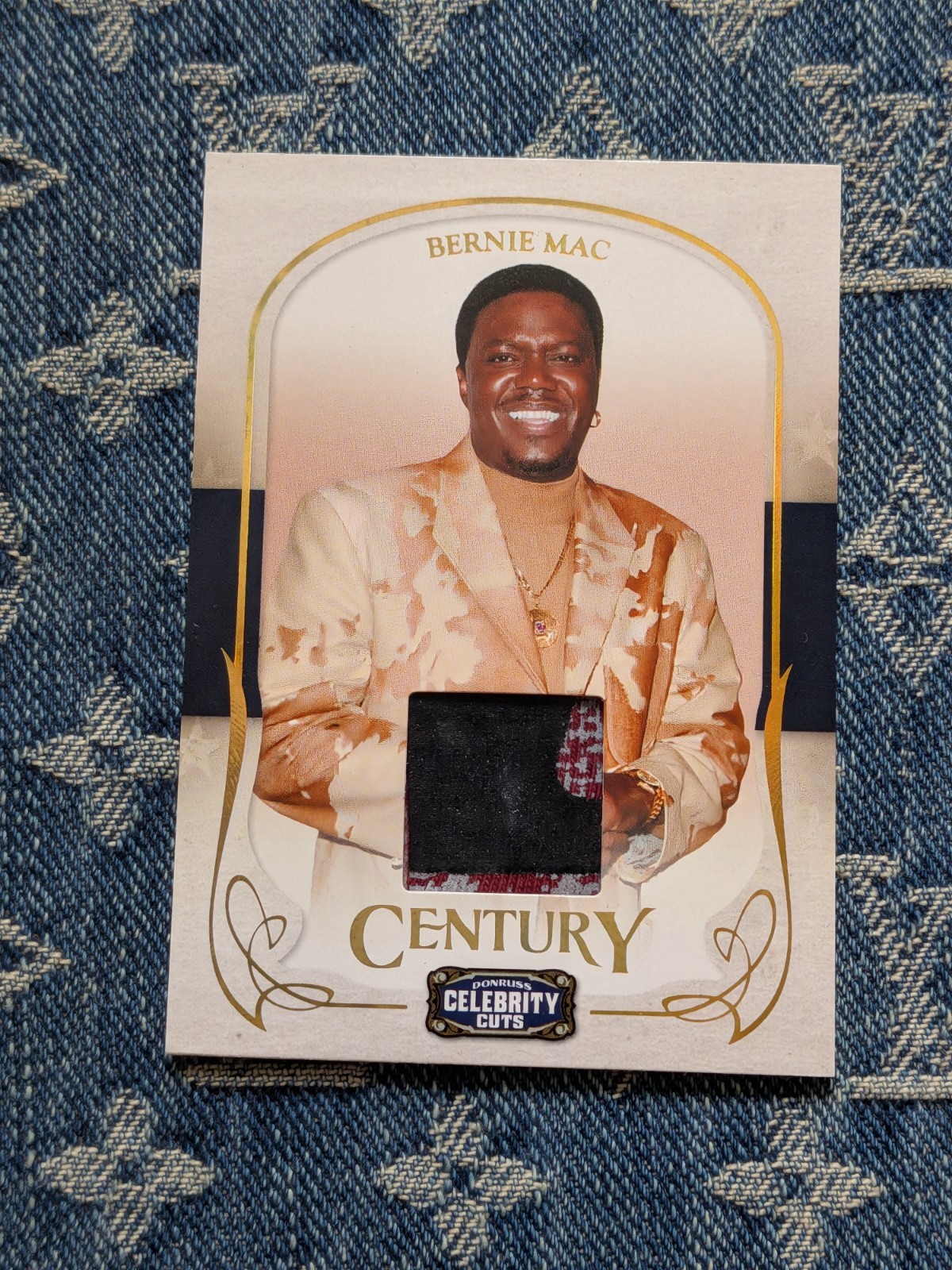2008 Donruss Celebrity Cuts Century Prime Materials Bernie Mac 47/50 RARE