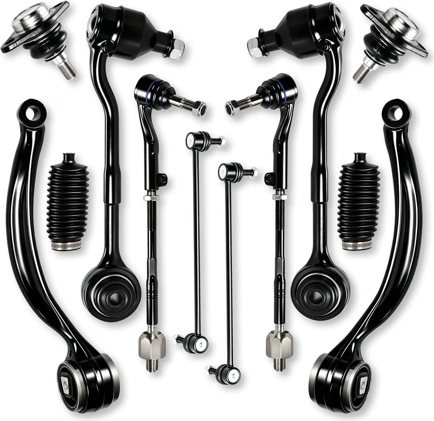 12PC Front Lower Control Arm Suspension Kit for BMW X1 12-15, 328xi/335xi xDrive