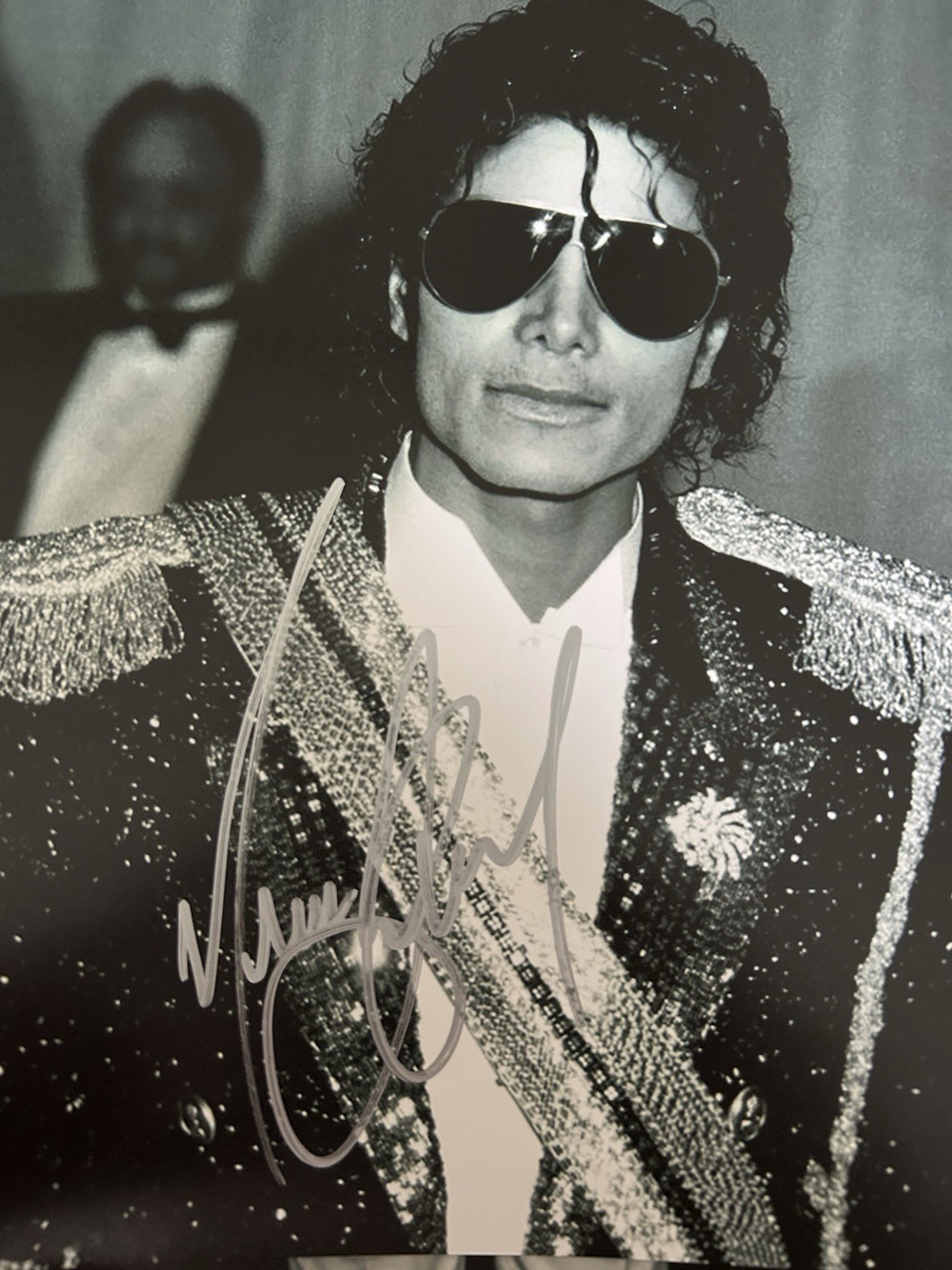 Michael Jackson Autographed Photo With COA 8x10