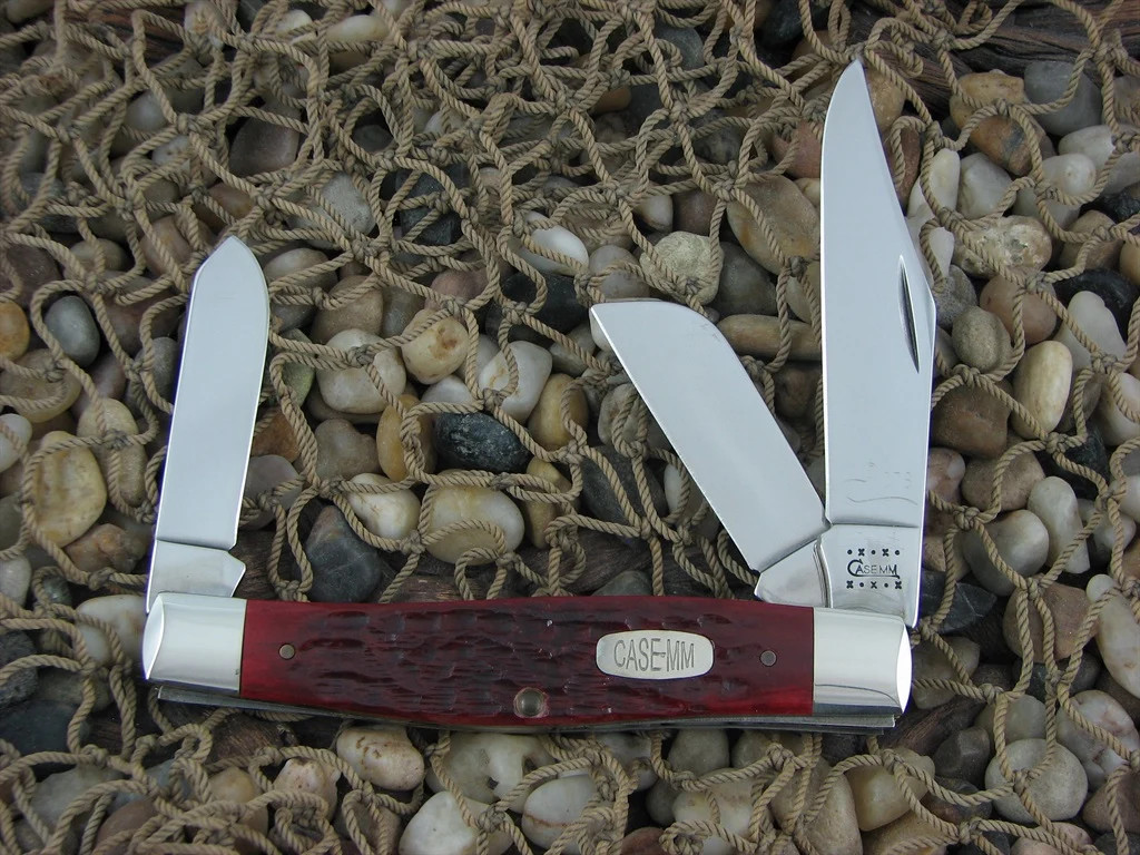 Case Millennium 2000 Red Bone Large Stockman with TruSharp steel 6375 MM078