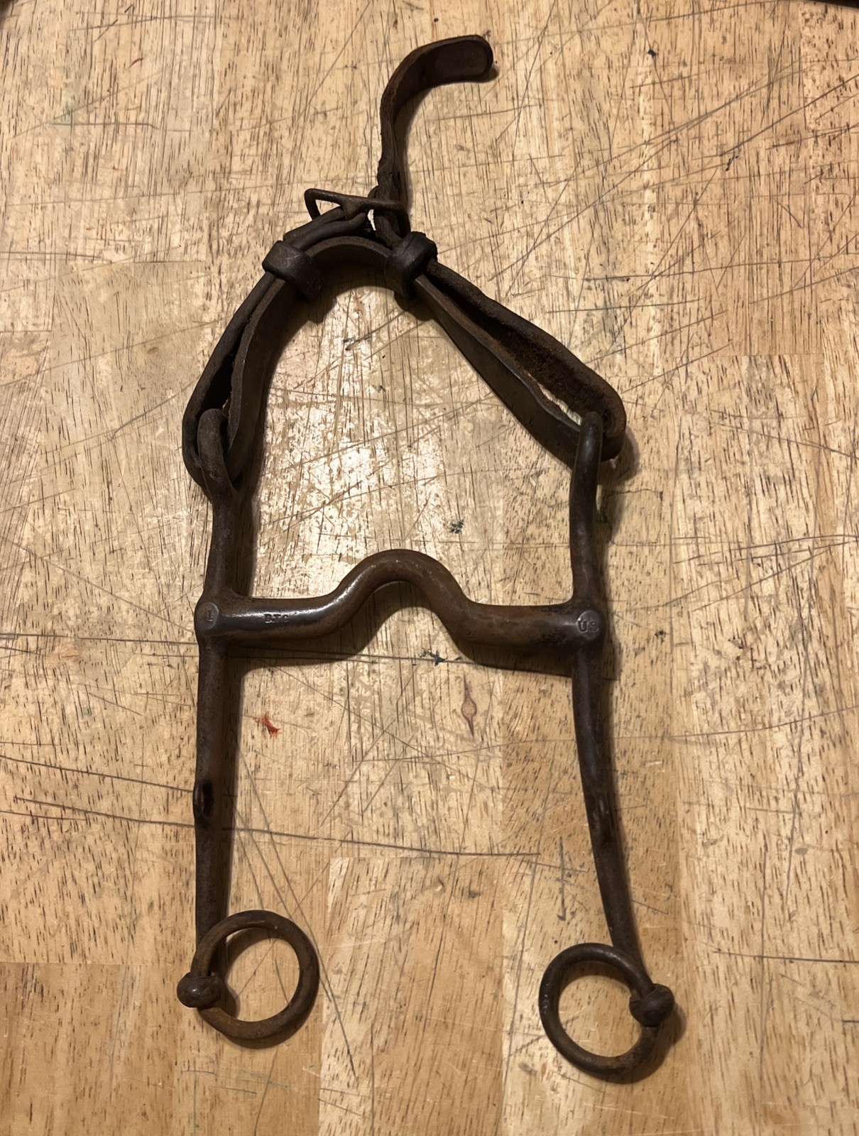 Antique US Military Horse Bit Marked BTC US 1