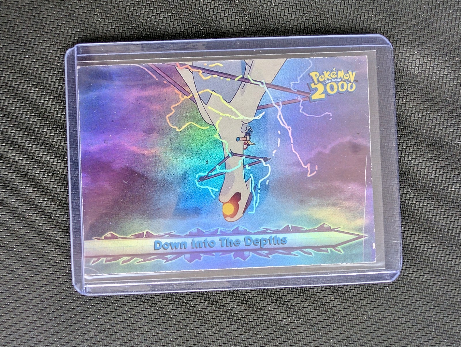 Topps Pokemon 2000 Movie Rainbow Foil Holo - Down Into the Depths 58 LUGIA