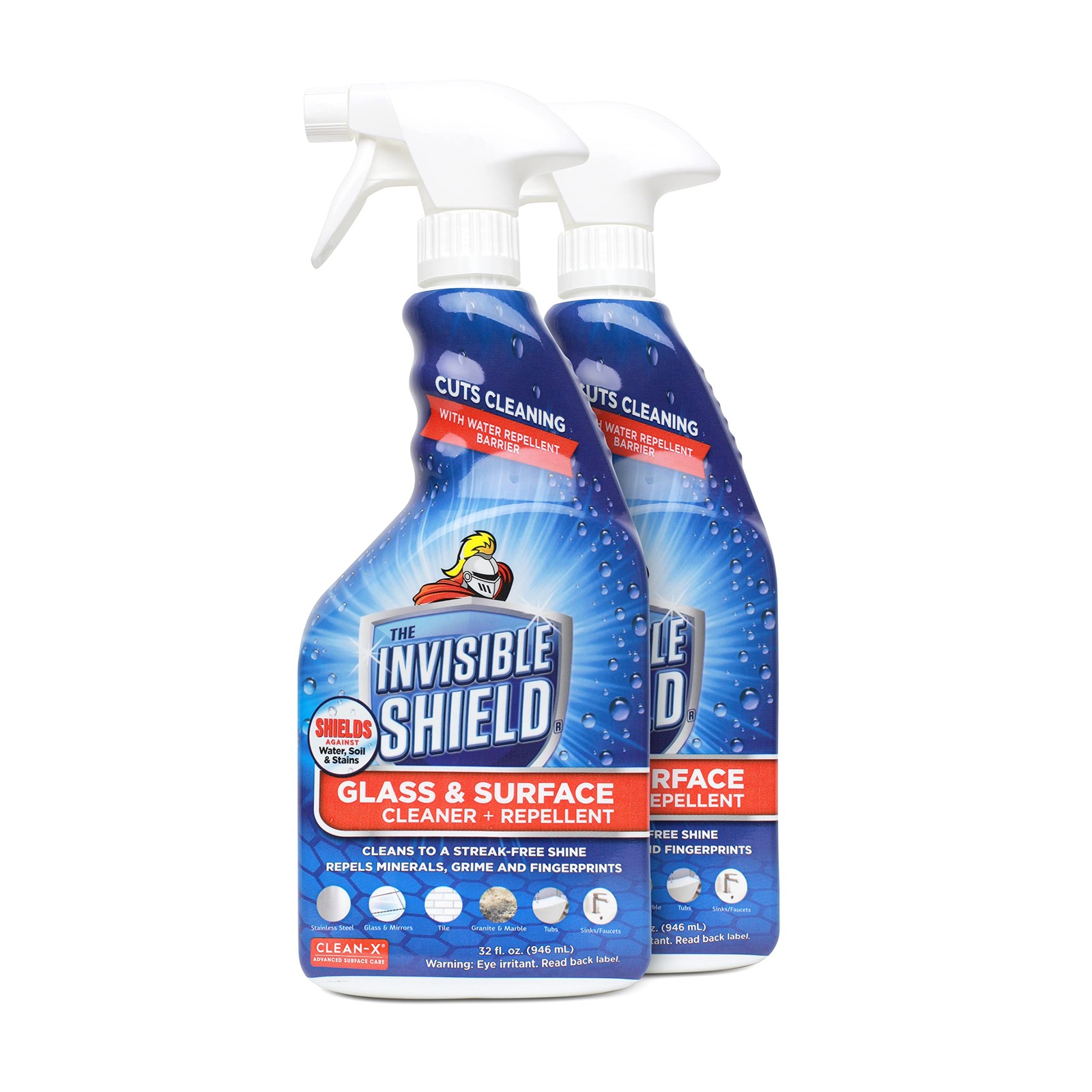 Invisible Shield Glass & Surface Cleaner and Repellent 32 Fl Oz (Pack of 2) Invisible Shield Glass & Surface Cleaner and Repellent 32 Fl Oz (Pack of 2)