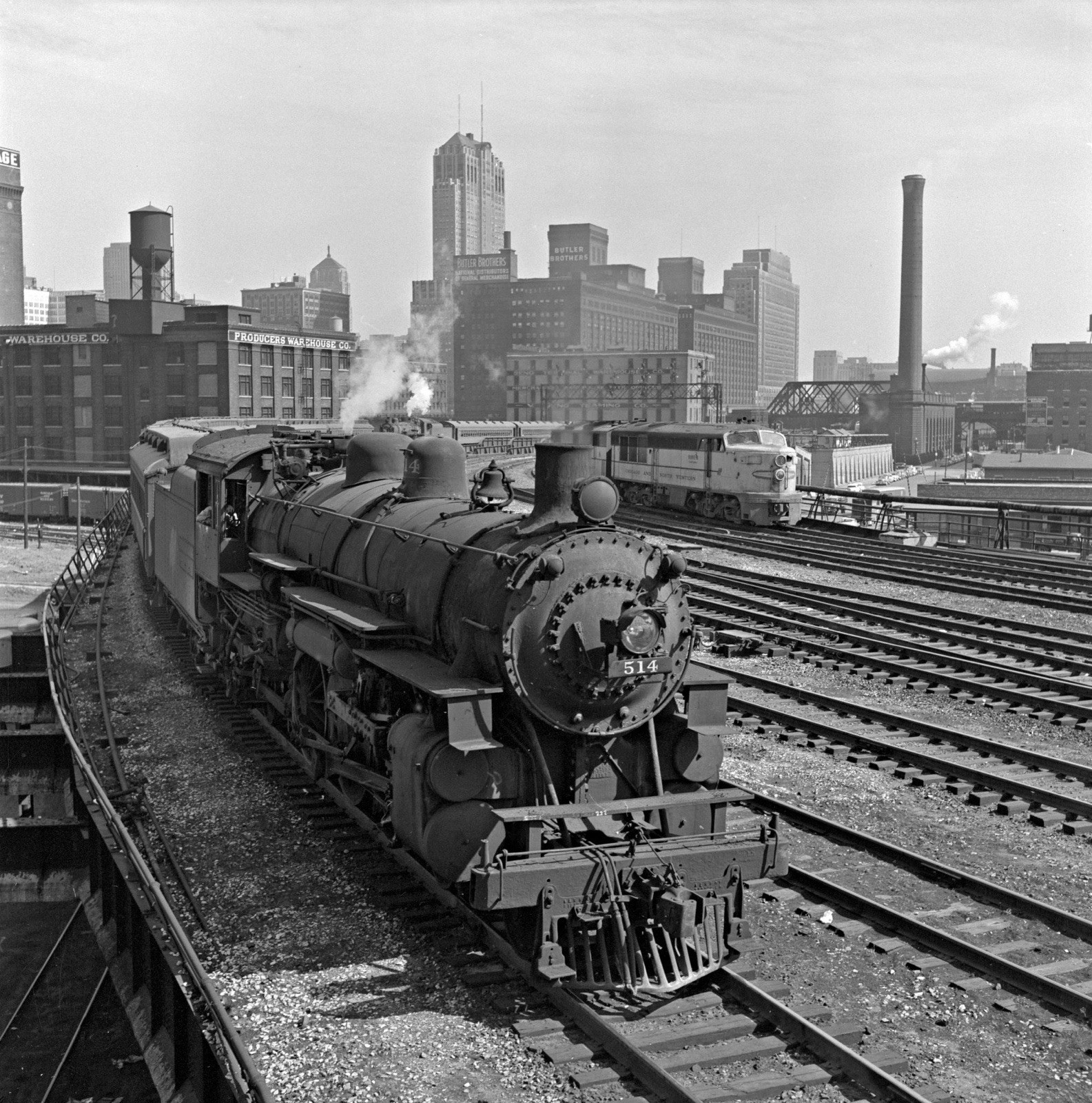Chicago & North Western Railway 4-6-2 steam locomotive (number 514) Photo