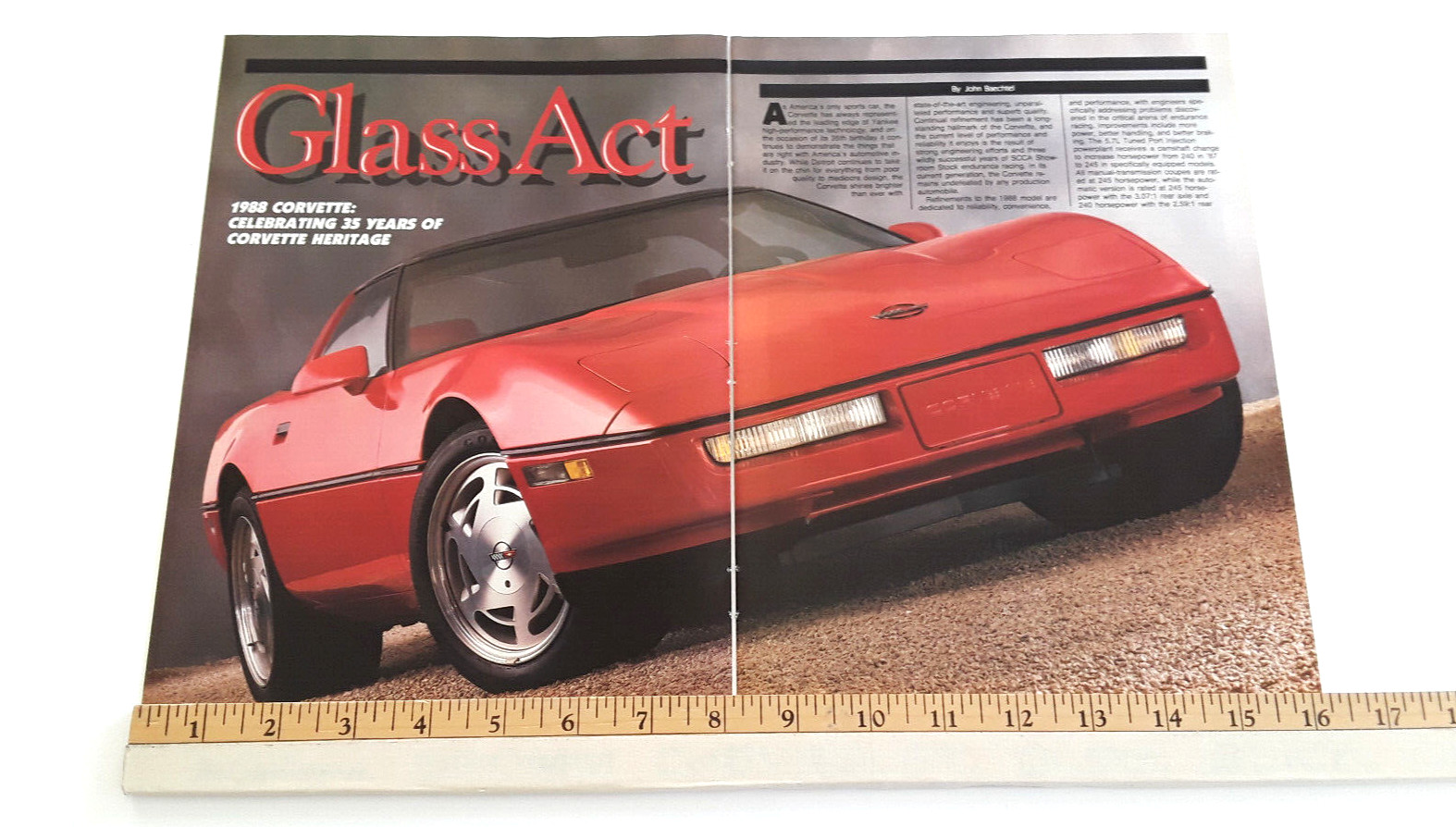 1988 CORVETTE ORIGINAL ARTICLE