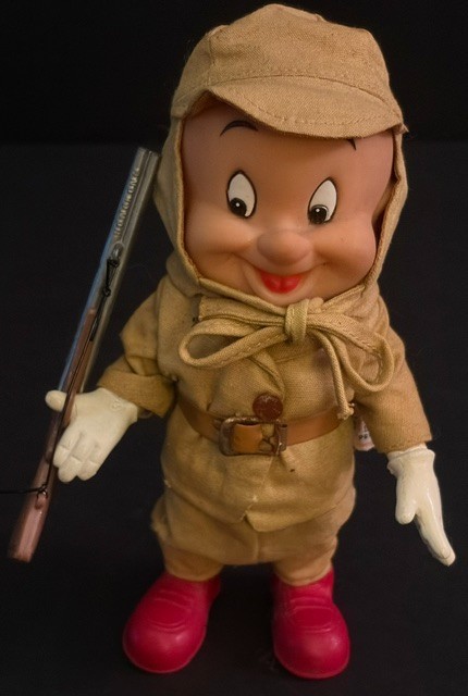 1968 Elmer Fudd Hunter Figure with Original Rifle R. Dakin & Co. Warner Bros.