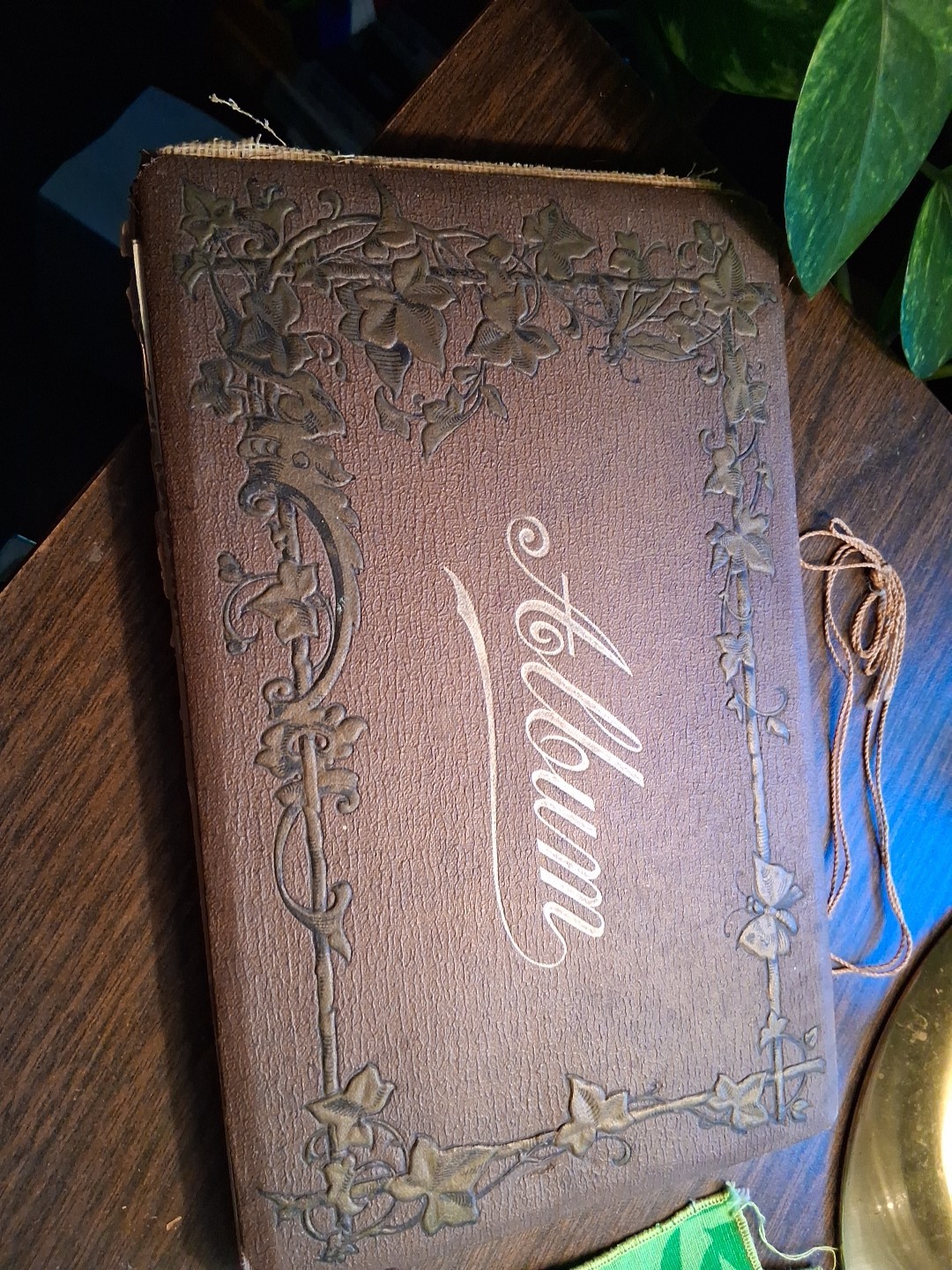 Antique 1800s Album With Writings and Cards German