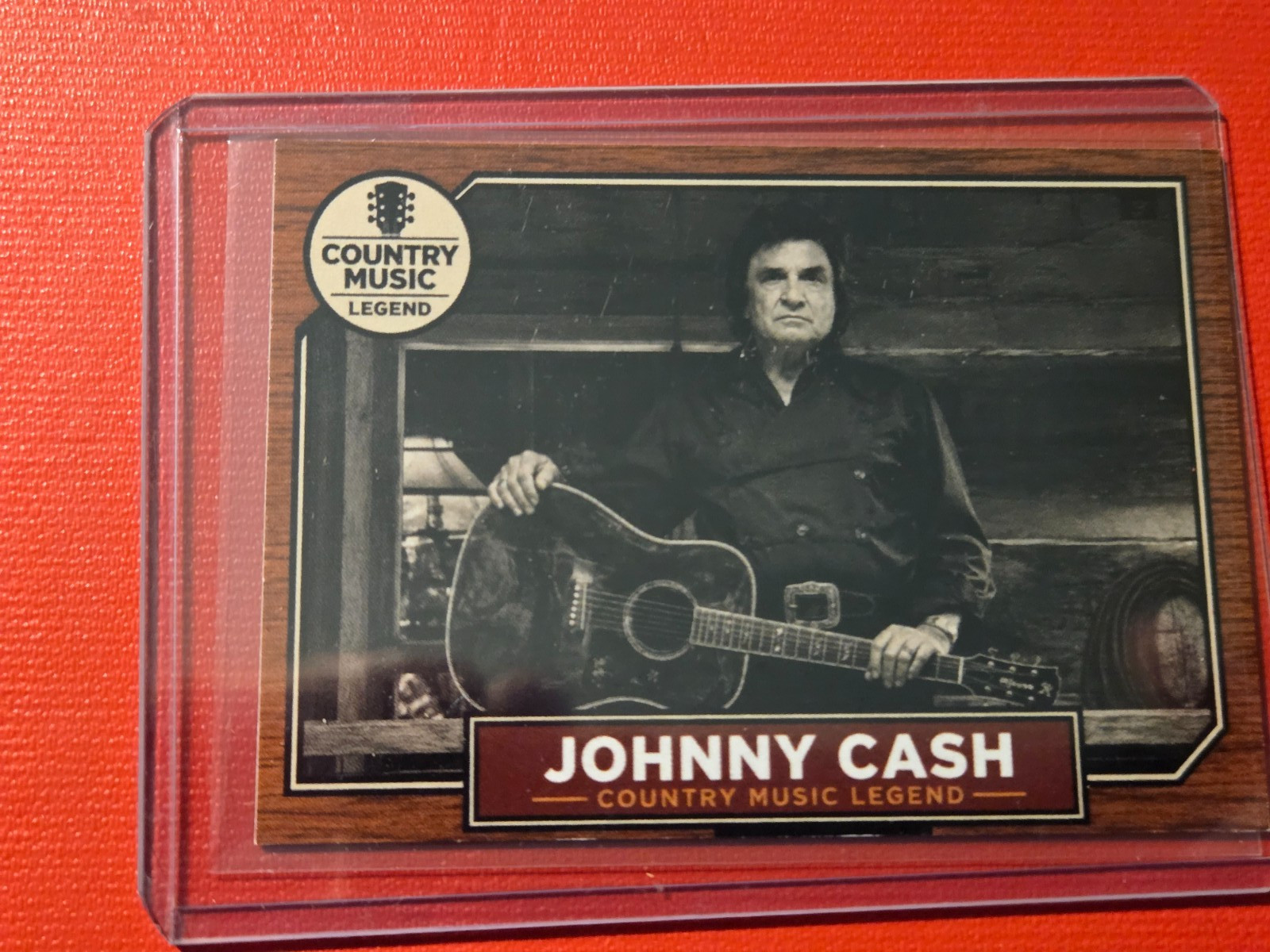 johnny cash Country Music Legend Trading Card Sponsored by the Grand ole Opry