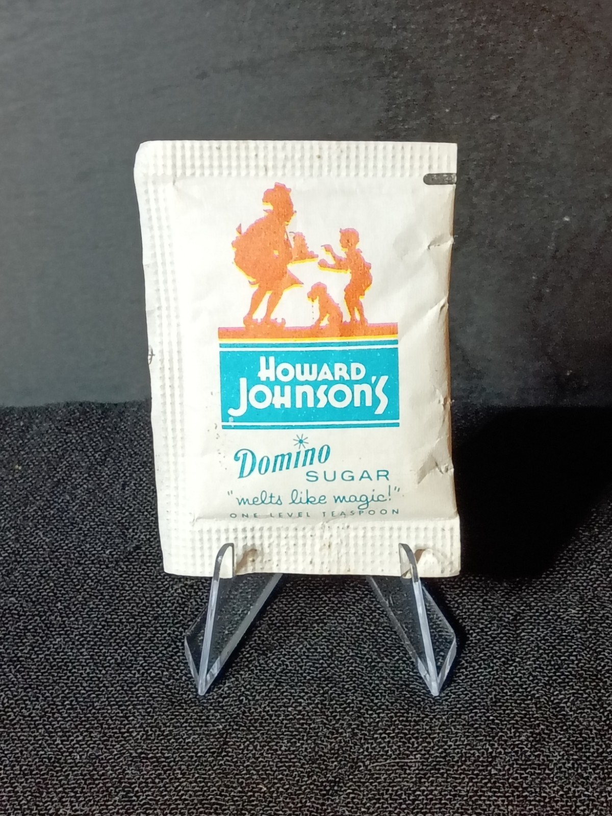 Domino Sugar Packet Ephemera Advertising vtg 1960s Howard Johnson Retro Ads 