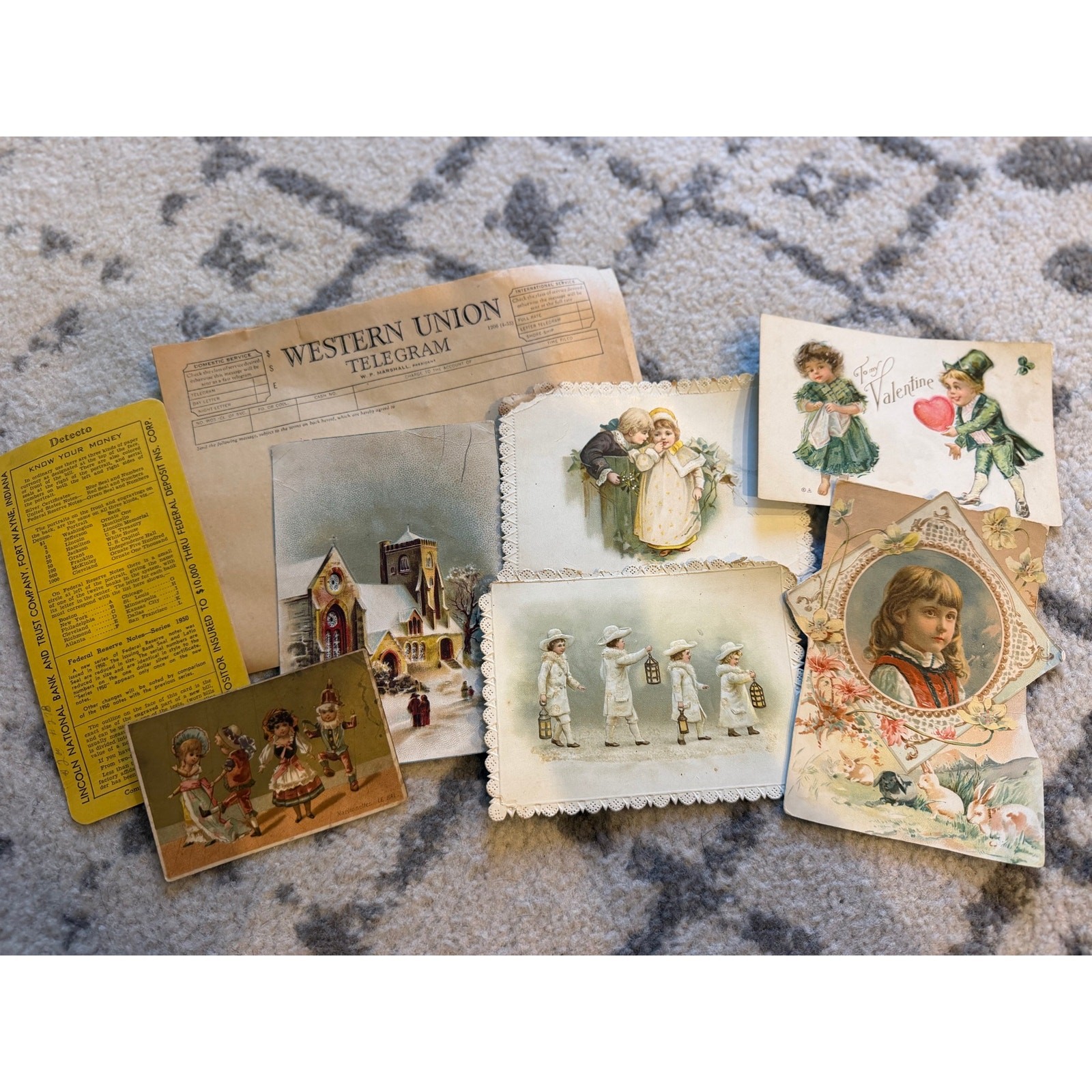 Antique Victorian Trade Card Lot Advertising Ephemera Junk Journal Scrapbook