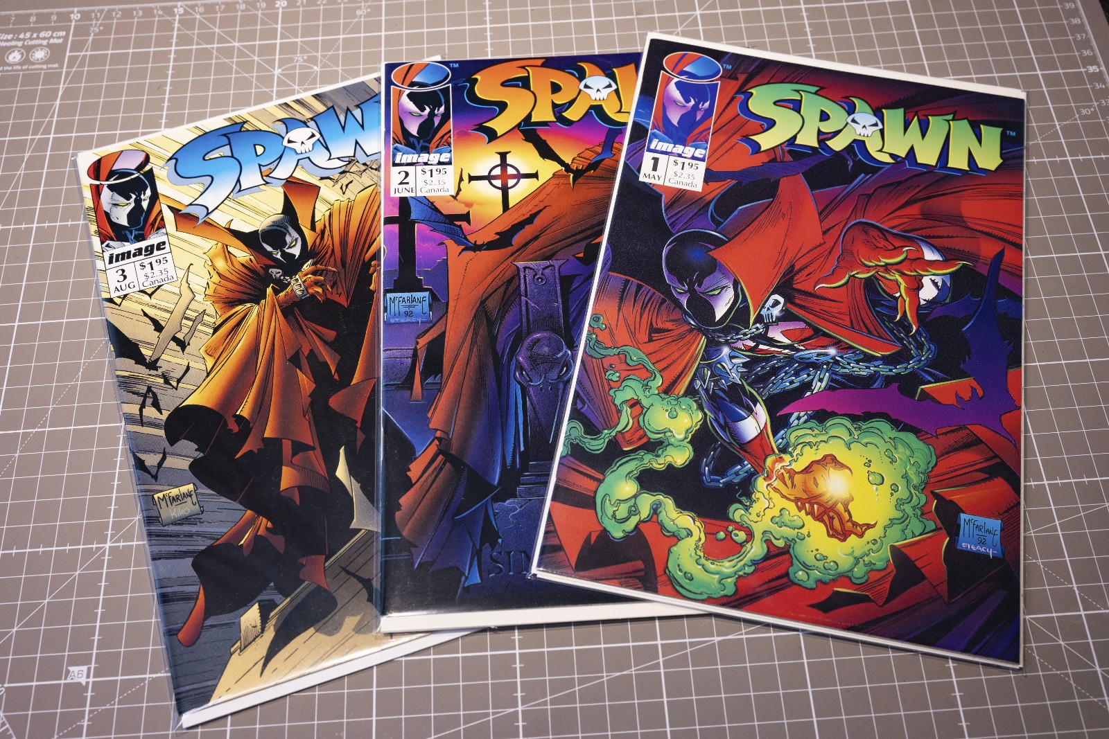 MINT Spawn Comic Issues 1, 2, and 3 - 1ST PRINTS