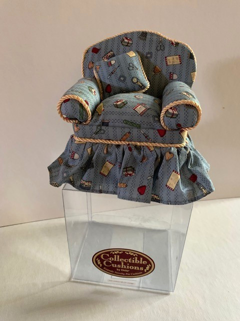Vintage 1998 Collectible Cushions by Dritz Keepsake Pin Cushion Chairs Set of 8