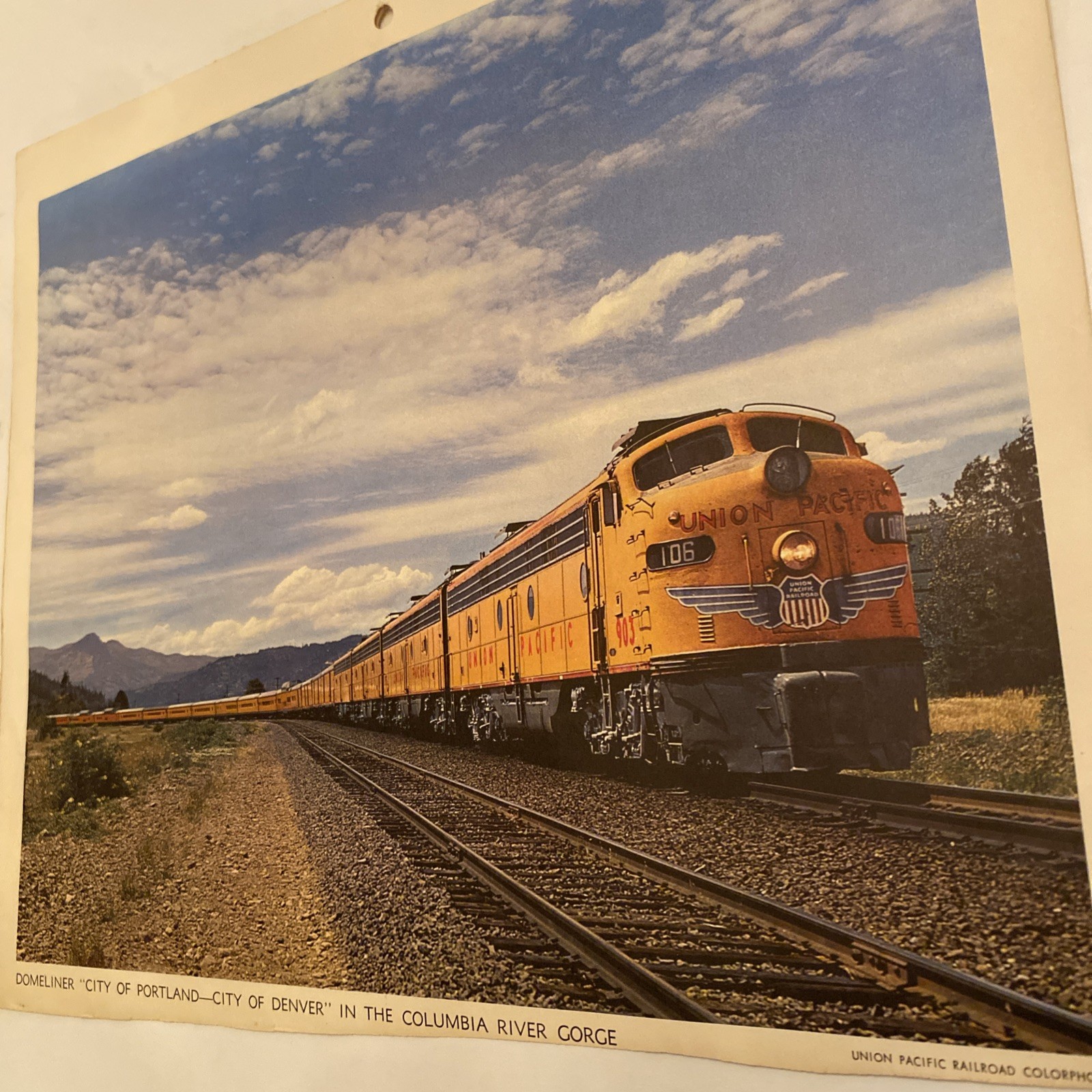 1965 Union Pacific Railroad Colorphoto Travel Portfolio 12 Image Set