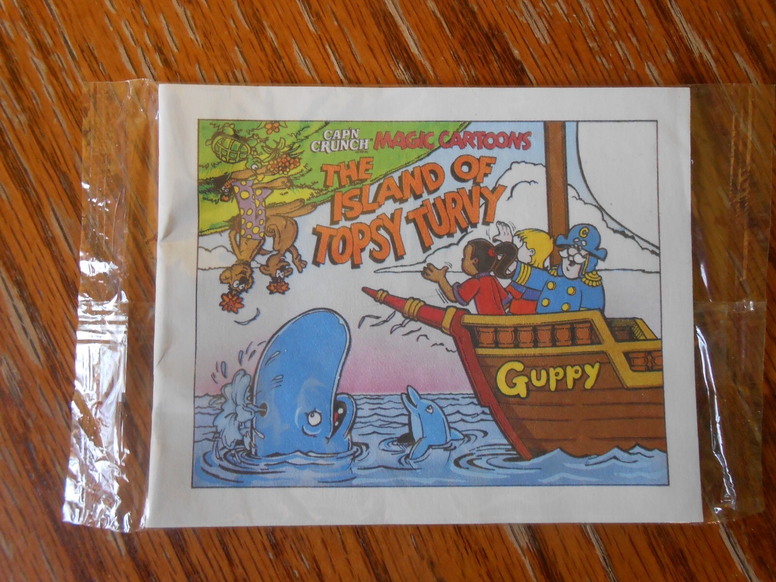 1992 CAP'N CRUNCH MAGIC CARTOONS  COMIC “The Island of Topsy Turvy” - MINT