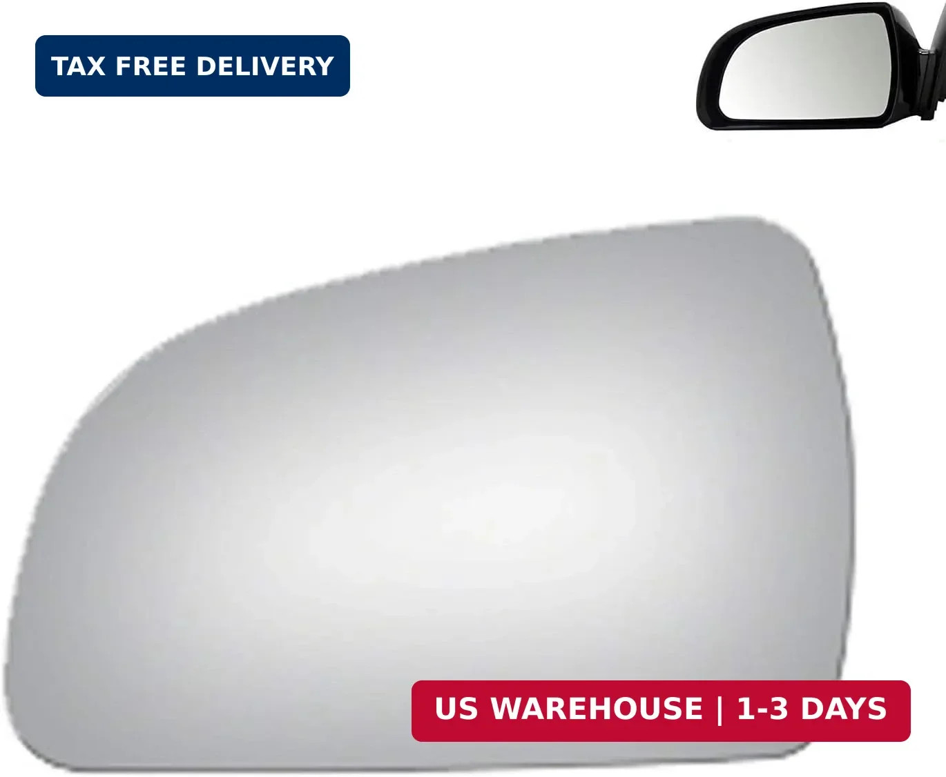 Mirror Glass fit for 2006 2007 2008 2009 2010 Hyundai Sonata Driver Side only Le