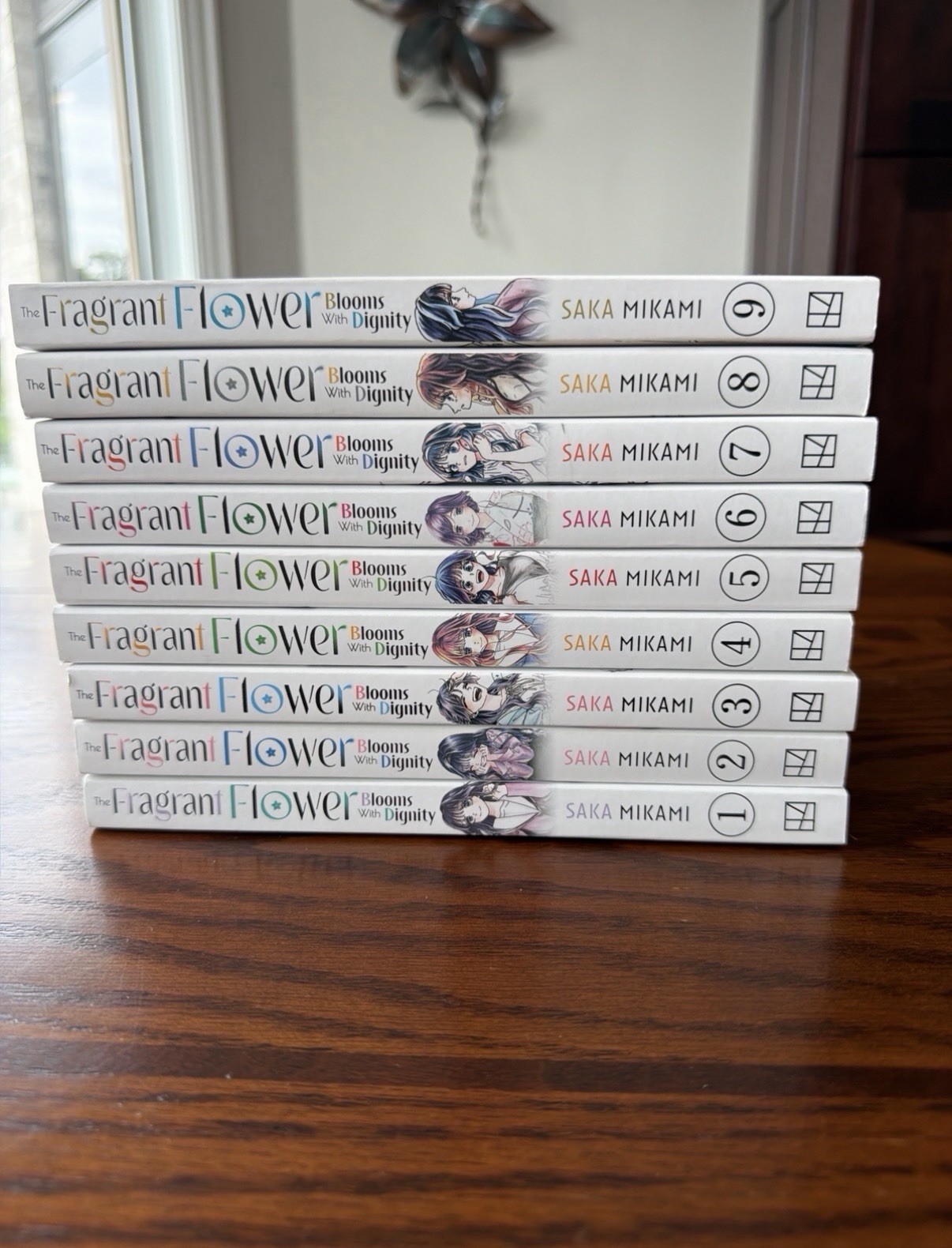 The Fragrant Flower Blooms with Dignity Manga Volumes 1-9 English Paperback