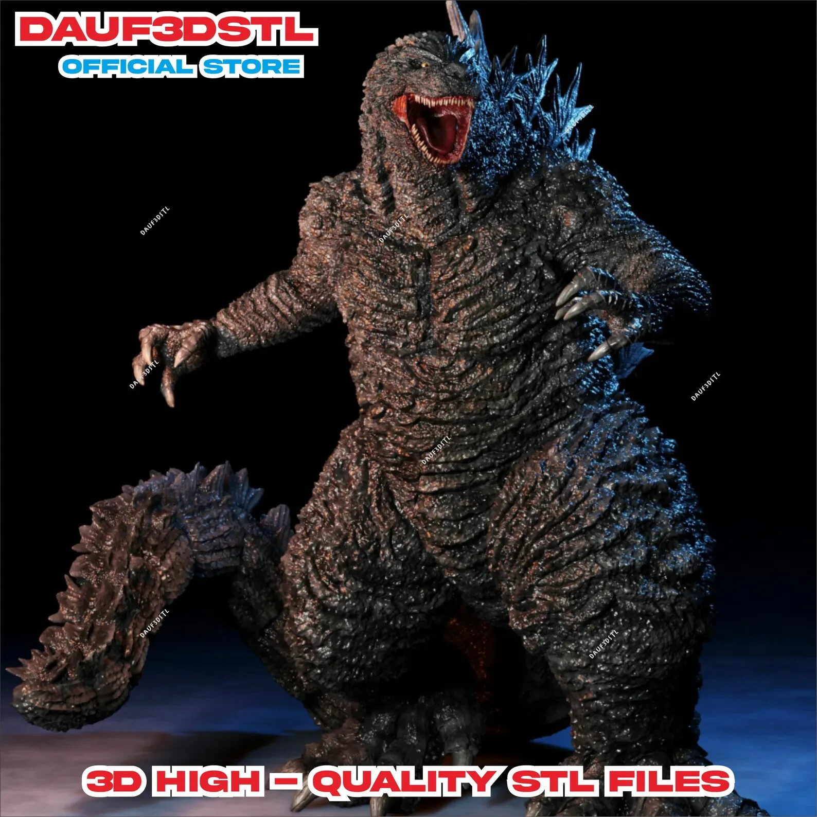 Godzilla King of Monsters Resin Sculpture Statue Model Kit Unpainted/Unassembled