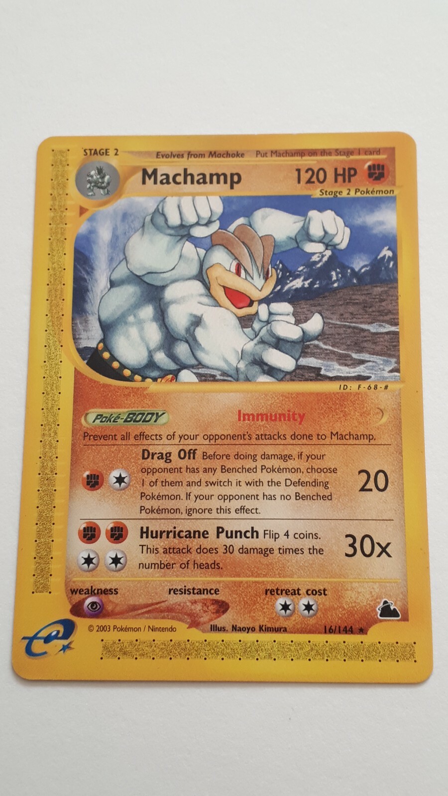 Pokemon 2003 Skyridge Machamp #16/144