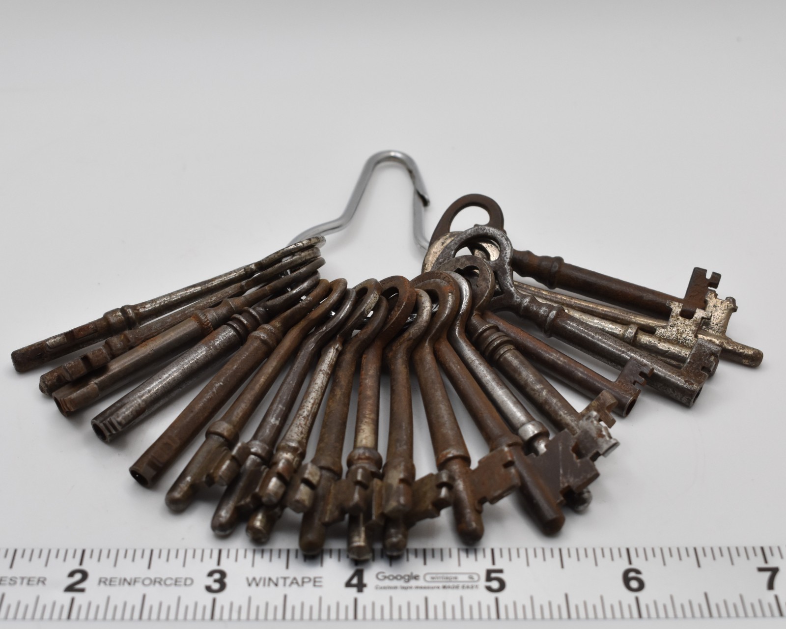 Lot of 20 Antique Vintage Skeleton Keys
