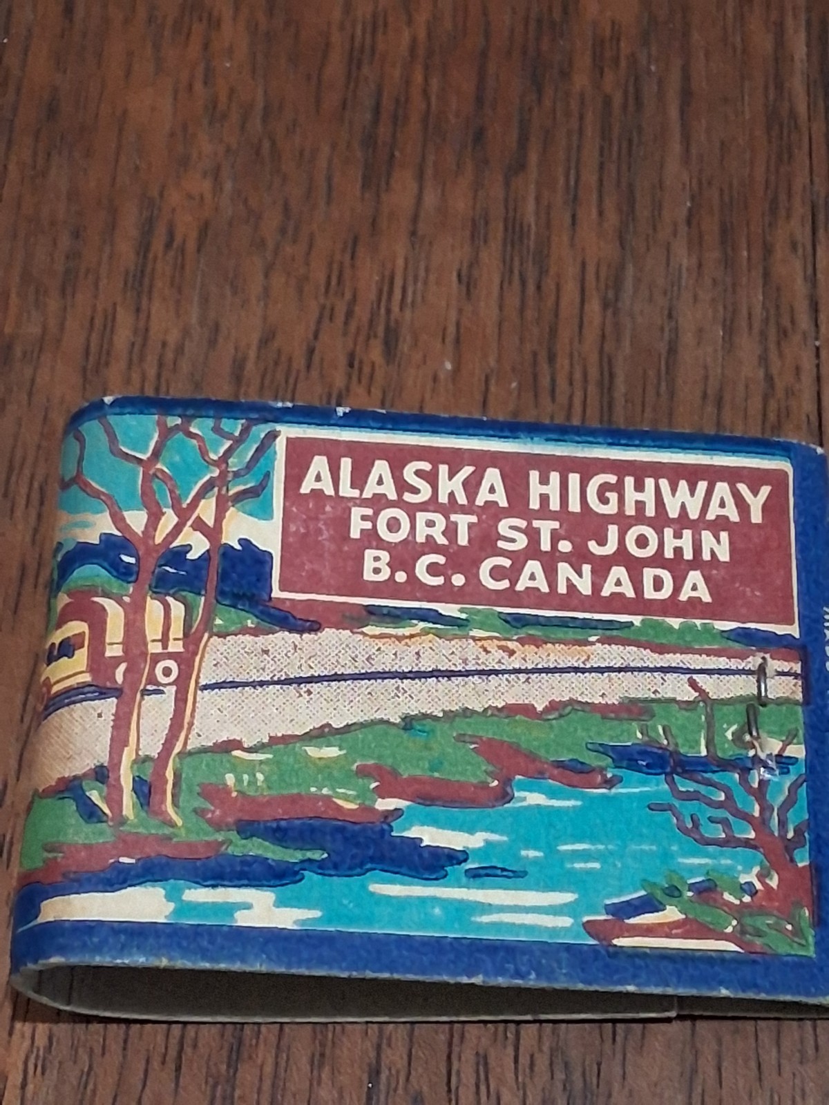 Rare Full Unstruck Alaska Highway Fort St. John Matchbook