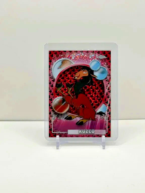 Topps 2026 Topps Chrome Disney Kuzco #17 Red and Black refractor /28