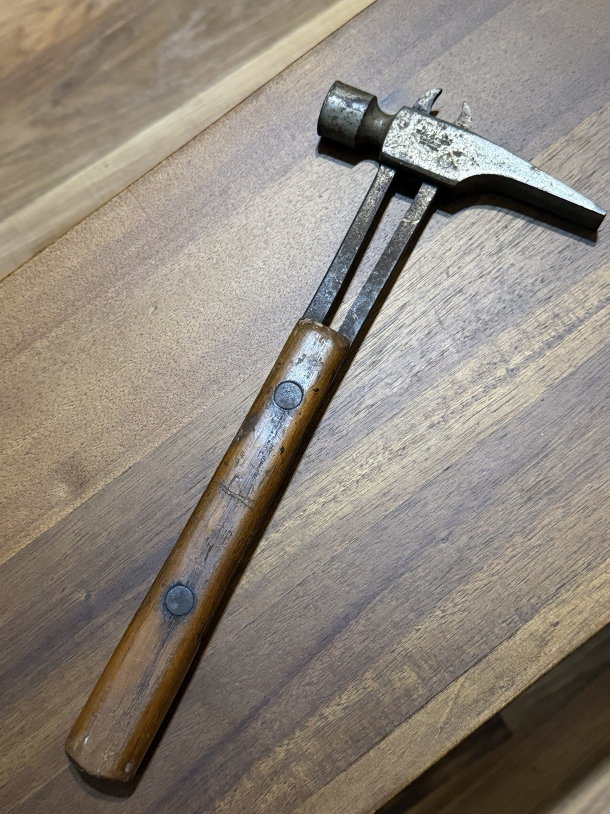 Early Rare 1890s Gilfillan Chicago Nail Puller Head Hammer