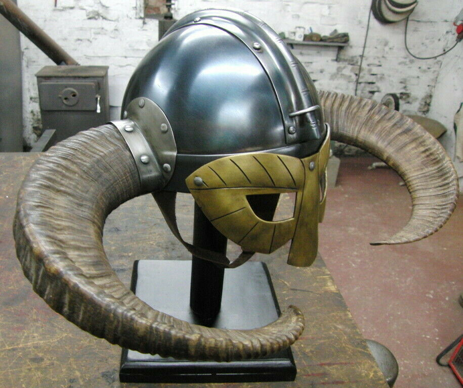 Medieval Viking Fantasy Helmet Larp Armor Medieval Amor