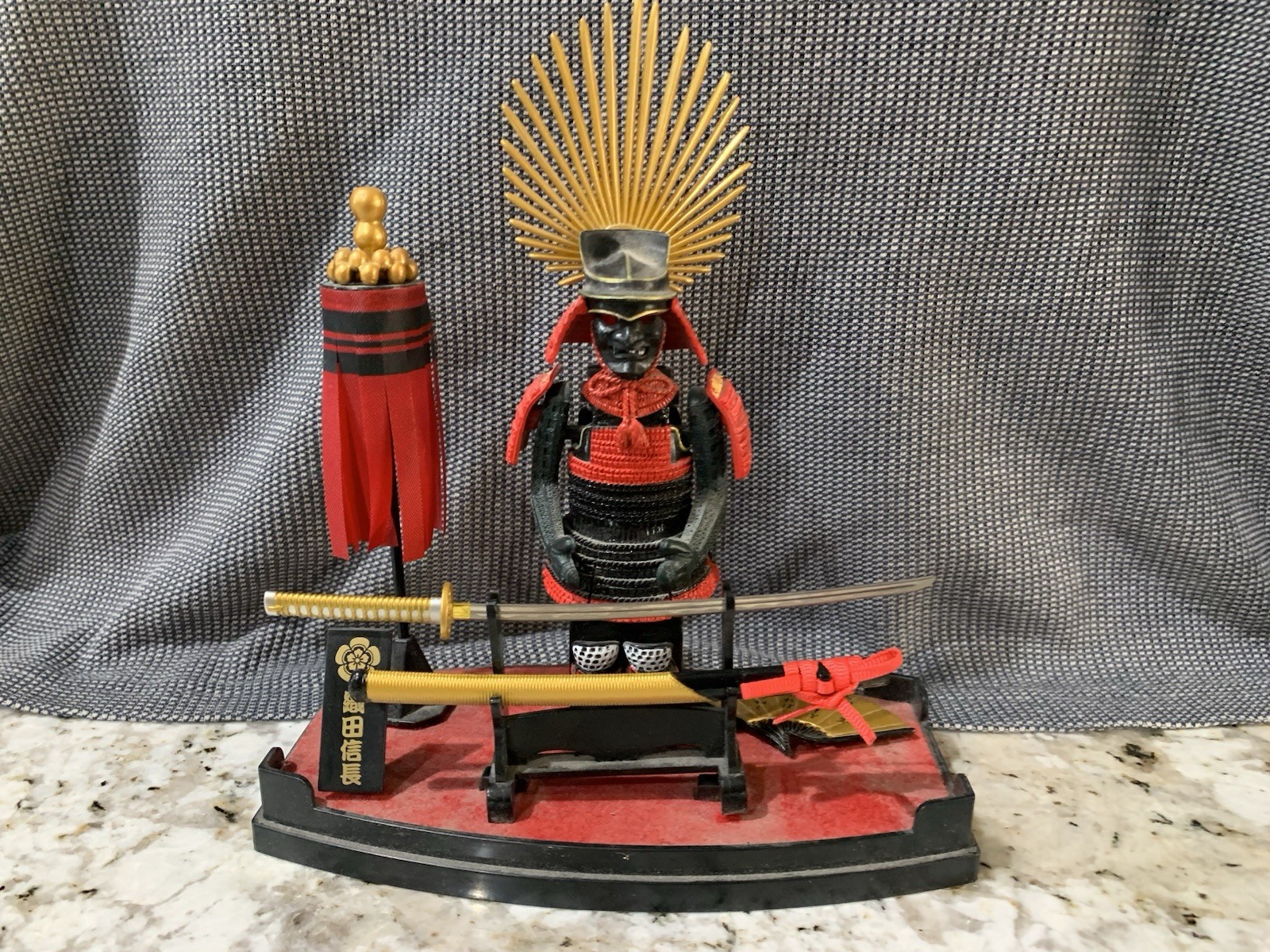 Japanese Samurai mini Figure Sengoku Armor Feudal Warlord Toyotomi Hideyoshi