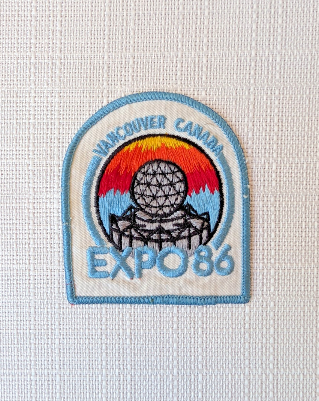 Vintage Patch Vancouver Canada Expo 86 | World Fair Exposition Vancouver BC
