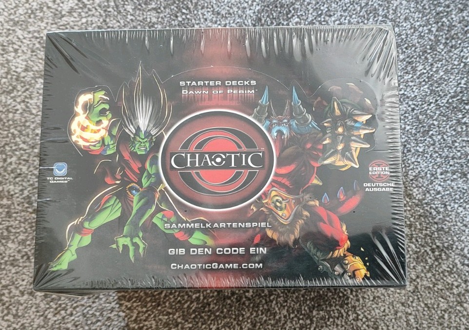 Chaotic TCG - Dawn Of Perim Starter Deck Display -GERMAN - SEALED