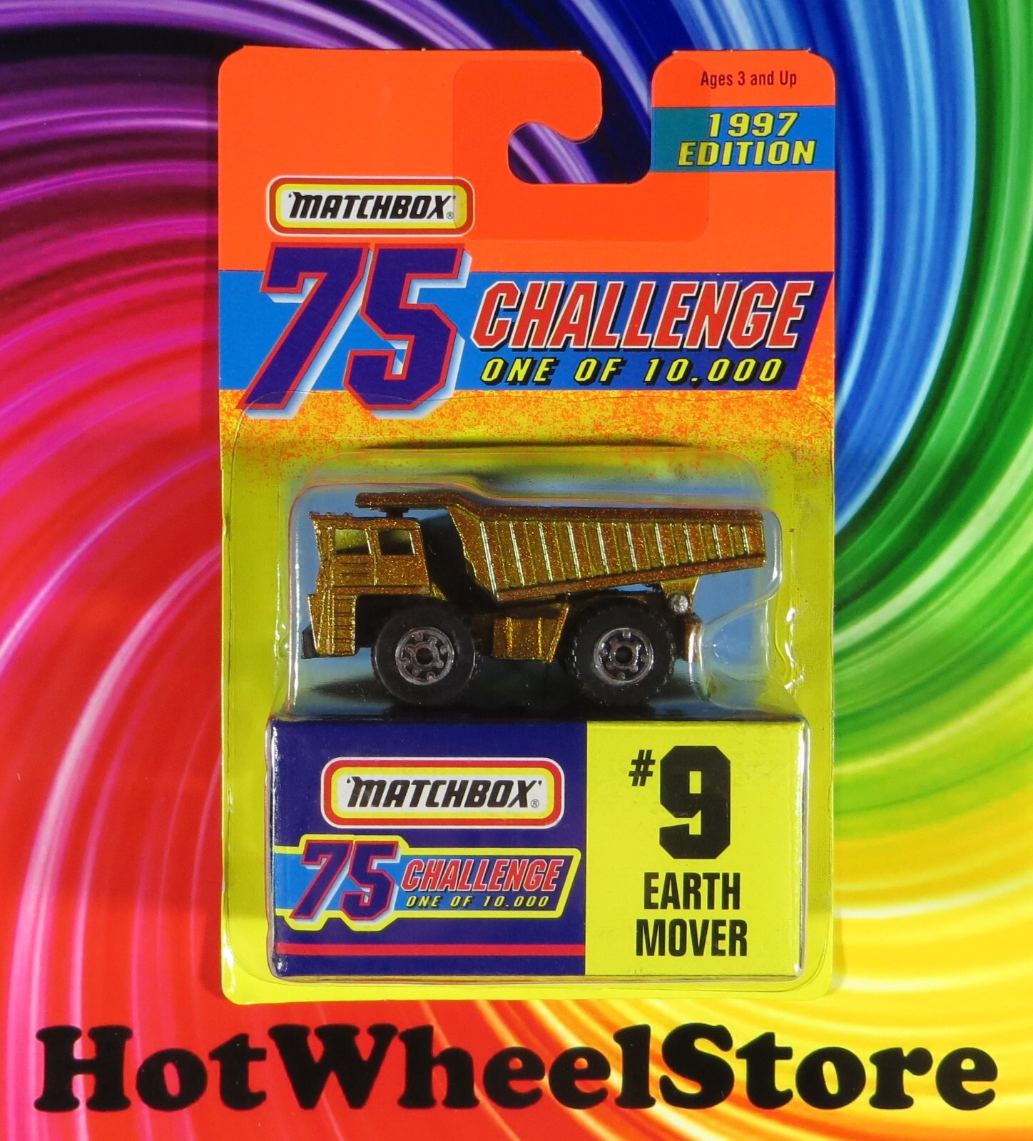 1997 Matchbox Challenge   EARTH MOVER  One of 10,000    #9  MB24-111423
