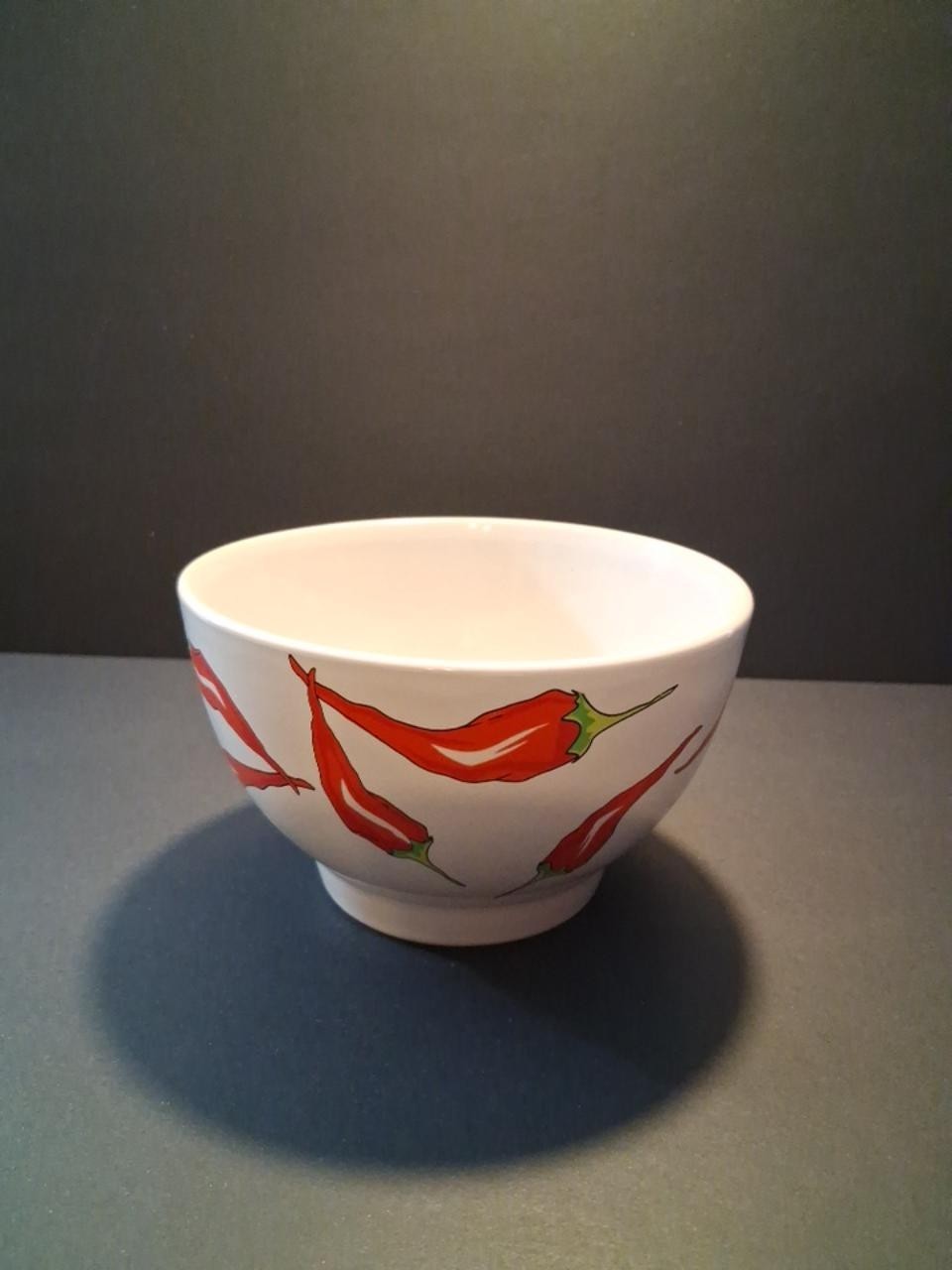 CALIFORNIA PANTRY SERVING BOWL, PEPPER DESIGN,VINTAGE,