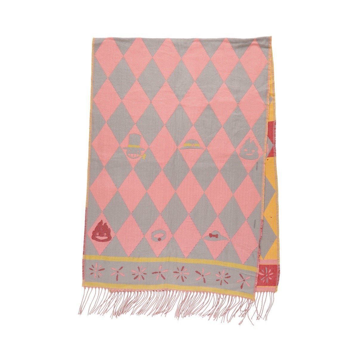 Studio Ghibli Howl\'s Moving Castle Stole Scarf with Button Howl\'s Cloak