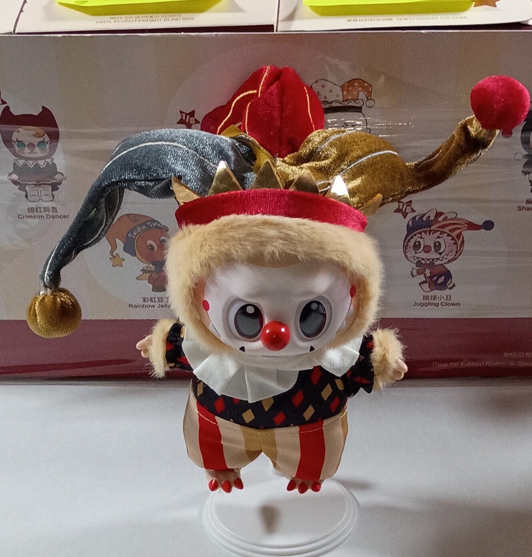 WHY SO SERIOUS Juggling Clown Plush. Pop