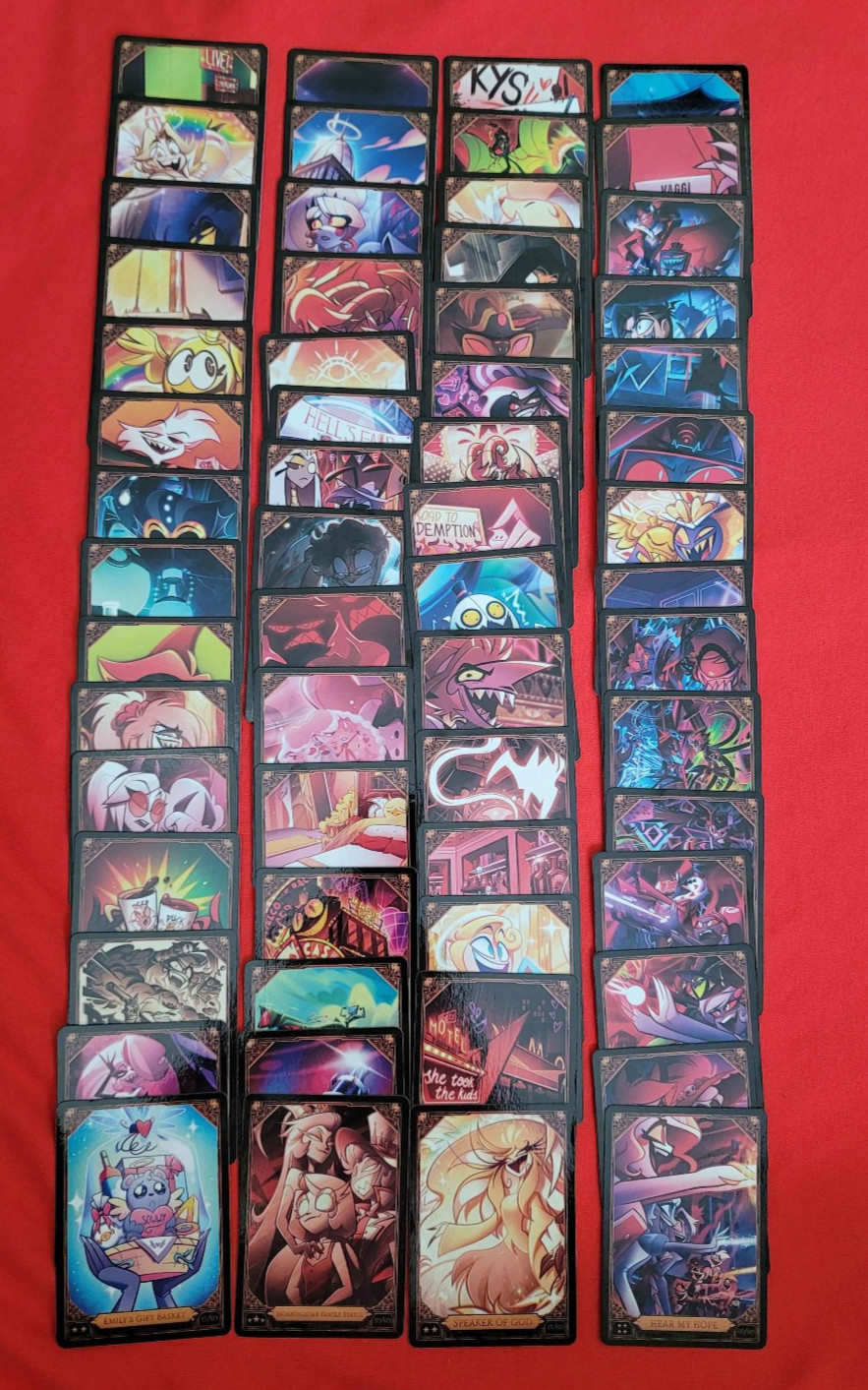 Hazbin Hotel  Season 2 Trading Cards 2nd Edition Non-Foil COMPLETE SET (60/60)