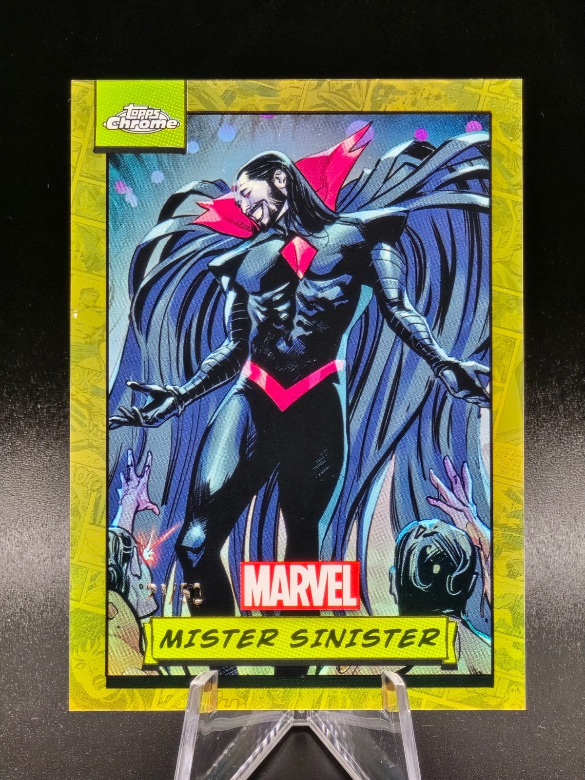 2024 Topps Chrome Marvel MISTER SINISTER True Gold Refractor /50 #68