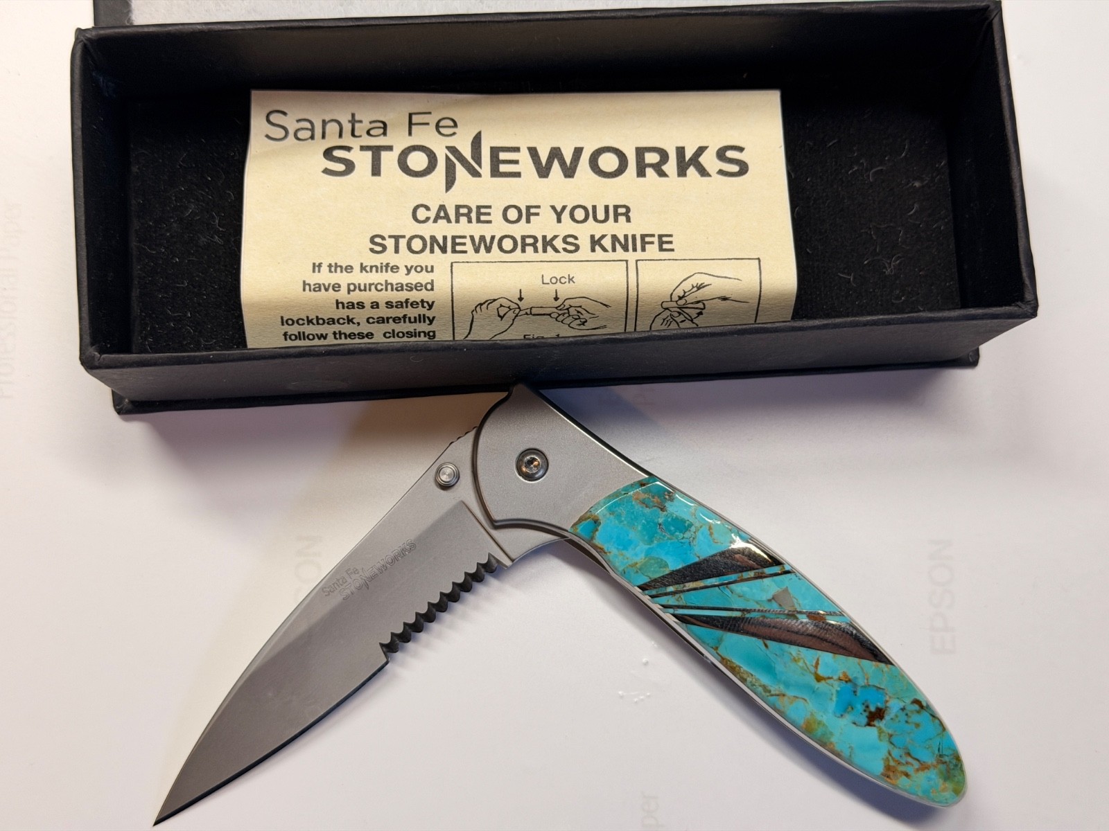 Santa Fe Stoneworks Kershaw Leek Turquoise