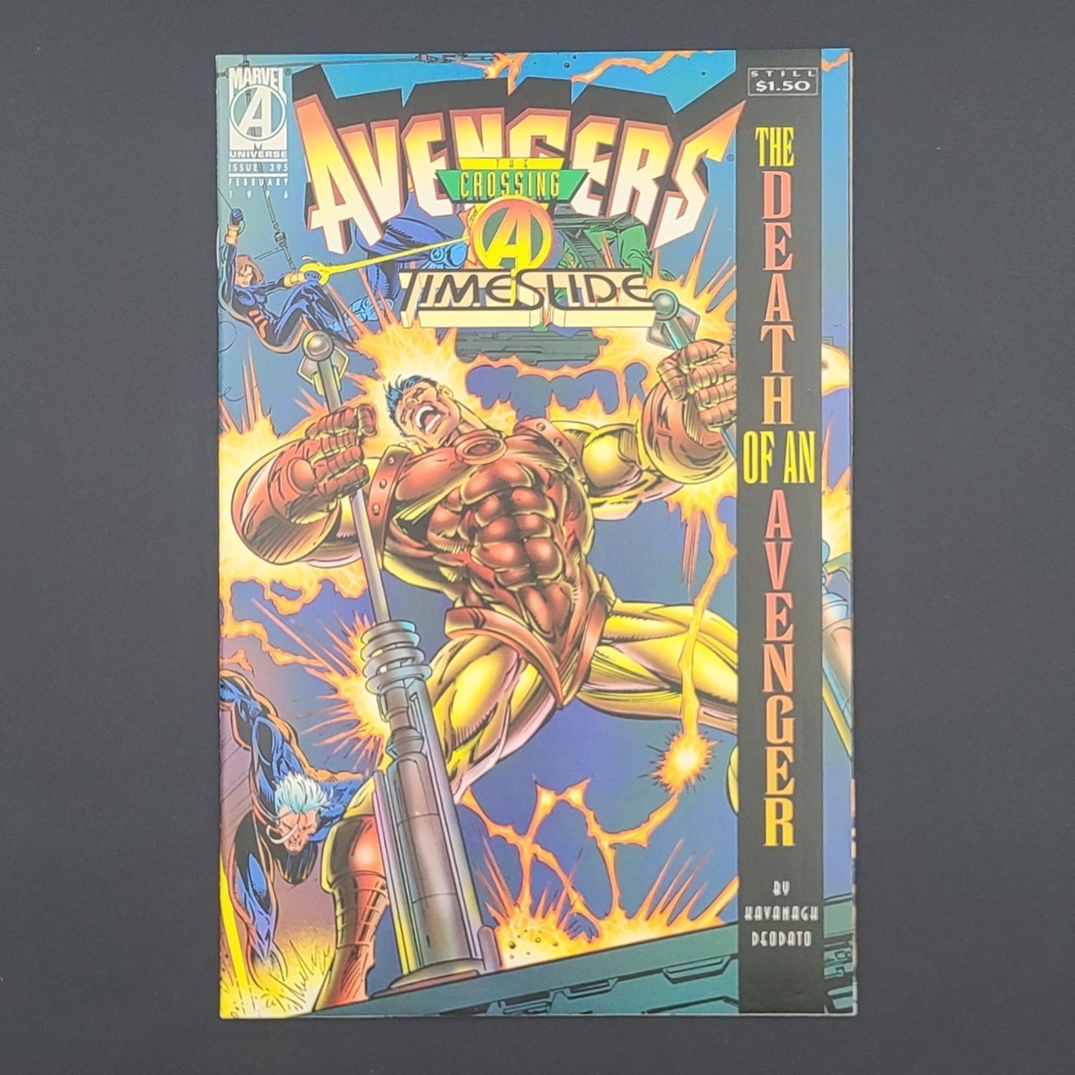 Avengers #395: Death of Tony Stark, Newsstand (Marvel, 1996) ~NM- (9.2)