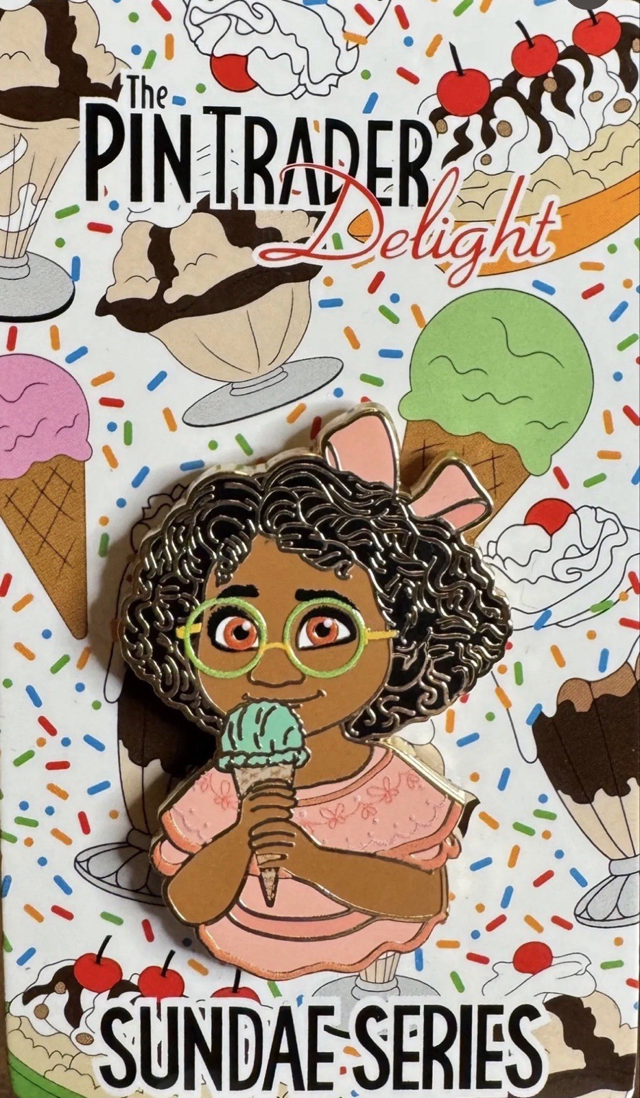 Disney DSSH Pin Traders Delight PTD Mirabel w/ Ice Cream Cone Pin LE 400